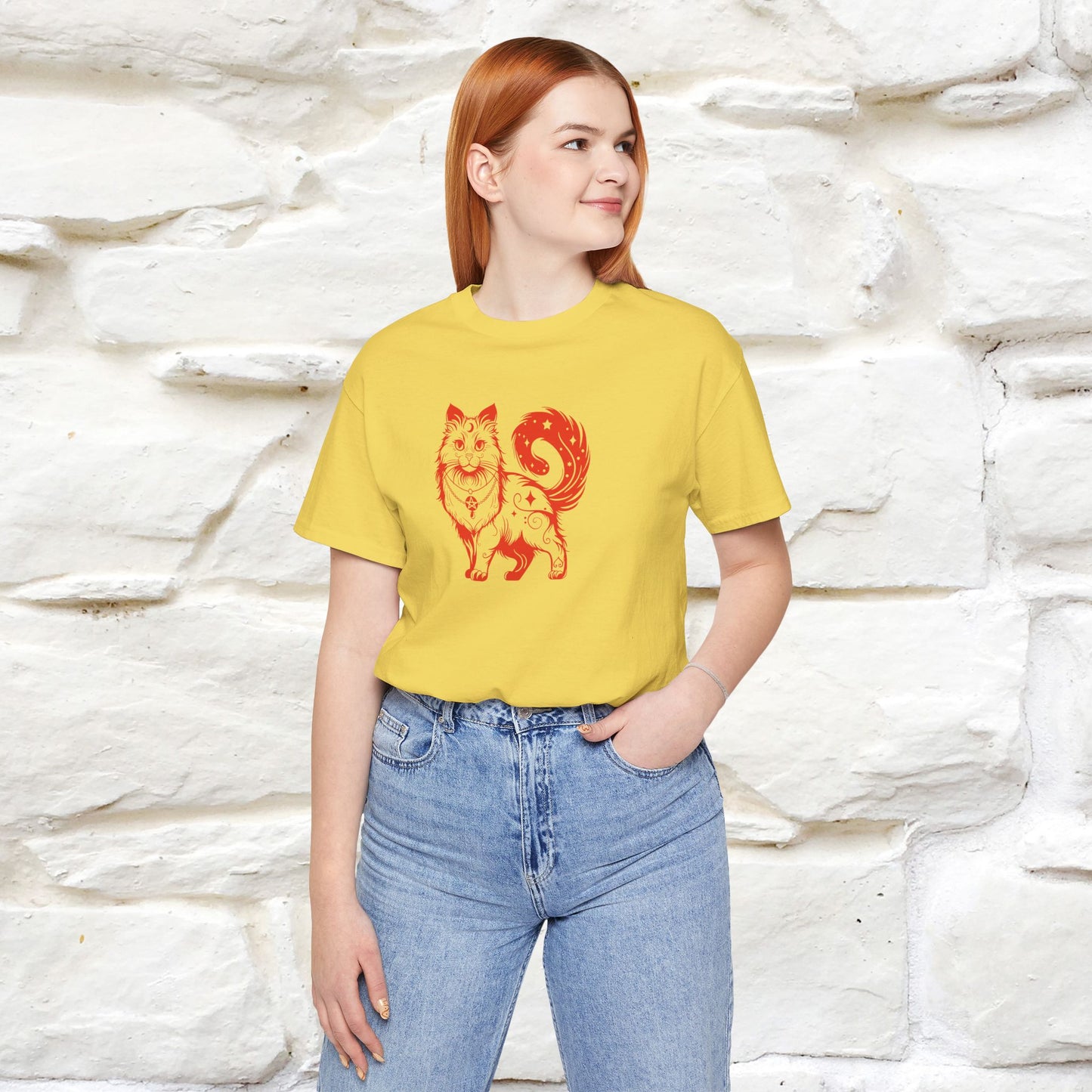 "The Third Eye'' Cat T-Shirt Front and Back Design | Nunu&Miao Studio - Nunu&Miao Studio