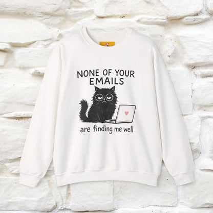 ''None Of Your Emails ...'' | Cute Cat Sweatshirt | Nunu&Miao Studio