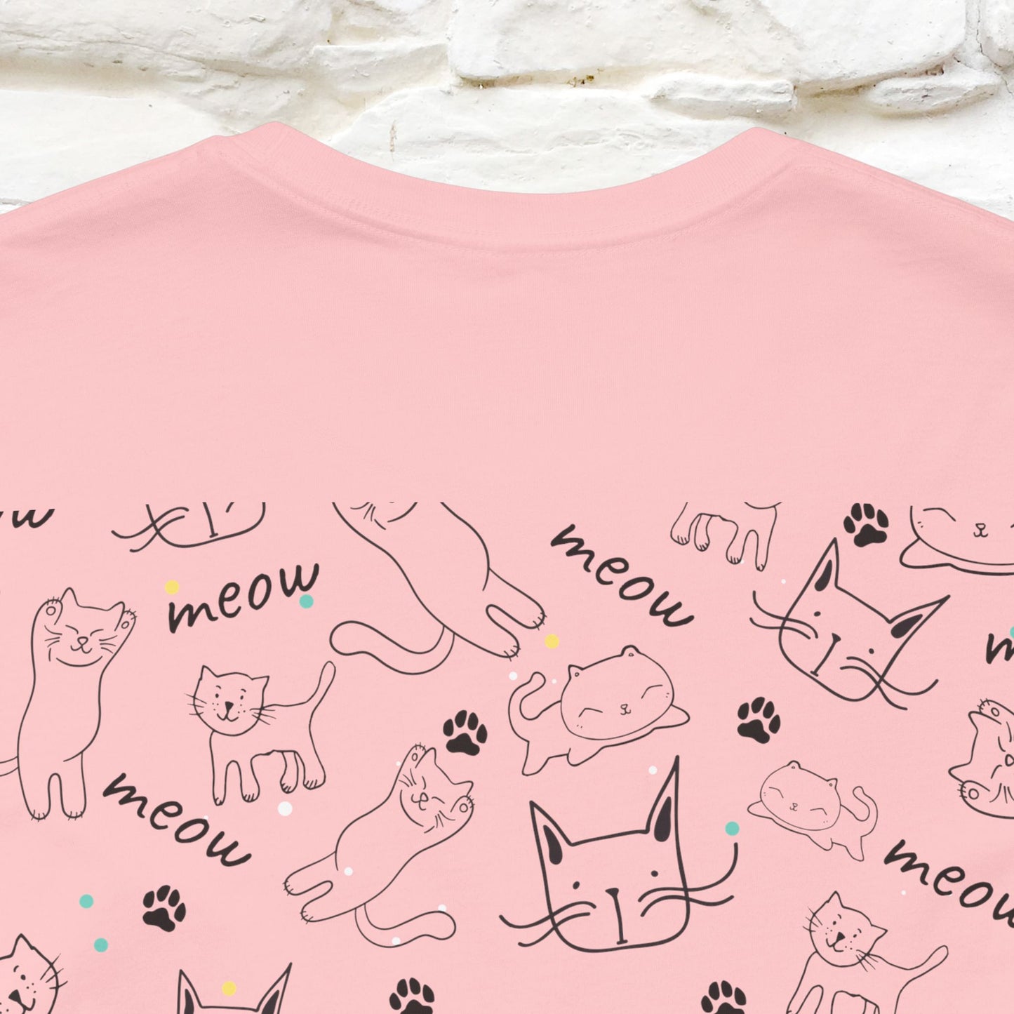 "Antidepressants" Cat T-Shirt | Front & Back Design | Nunu&Miao Studio - Nunu&Miao Studio