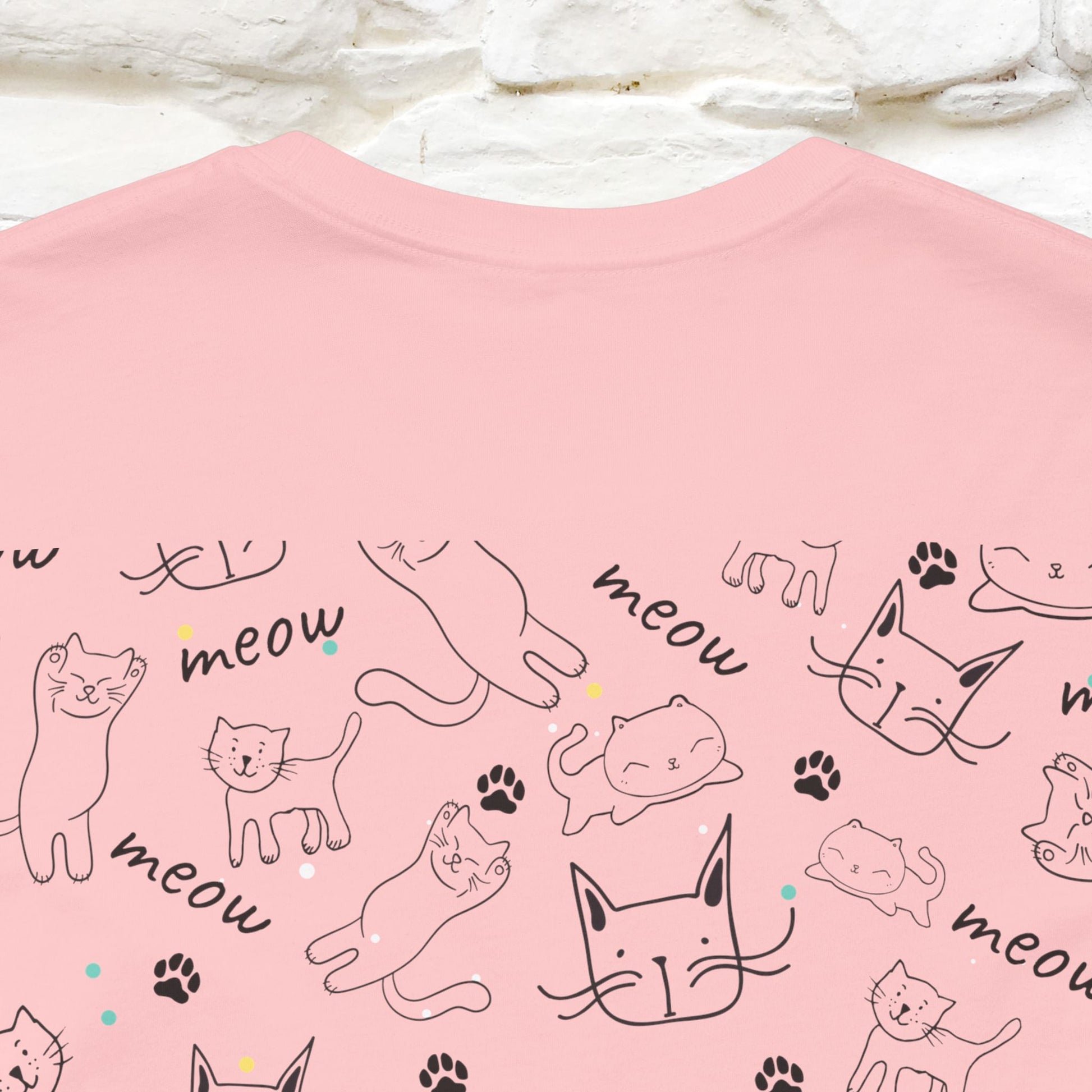 "Antidepressants" Cat T-Shirt | Front & Back Design | Nunu&Miao Studio - Nunu&Miao Studio