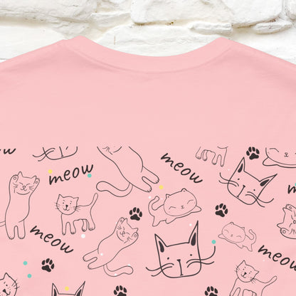"Antidepressants" Cat T-Shirt | Front & Back Design | Nunu&Miao Studio - Nunu&Miao Studio
