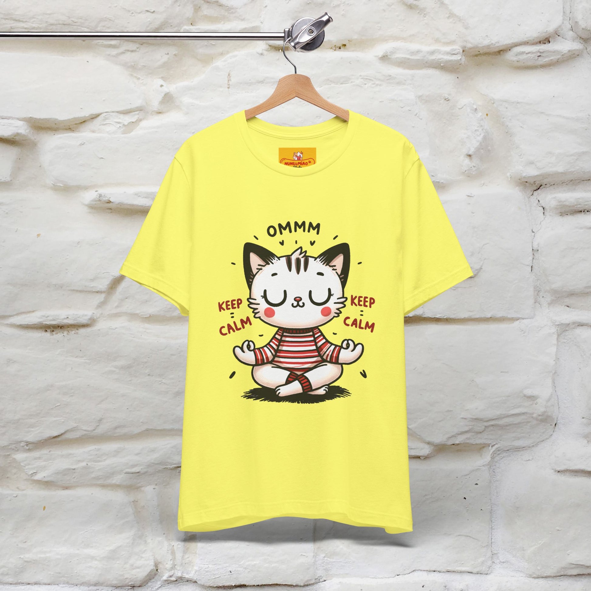 Ommm, Keep Calm | Relaxed Cat Shirt for Men & Women | 100% Cotton* - Nunu&Miao Studio