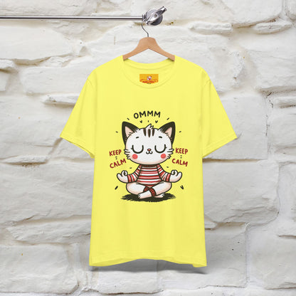 Ommm, Keep Calm | Relaxed Cat Shirt for Men & Women | 100% Cotton* - Nunu&Miao Studio