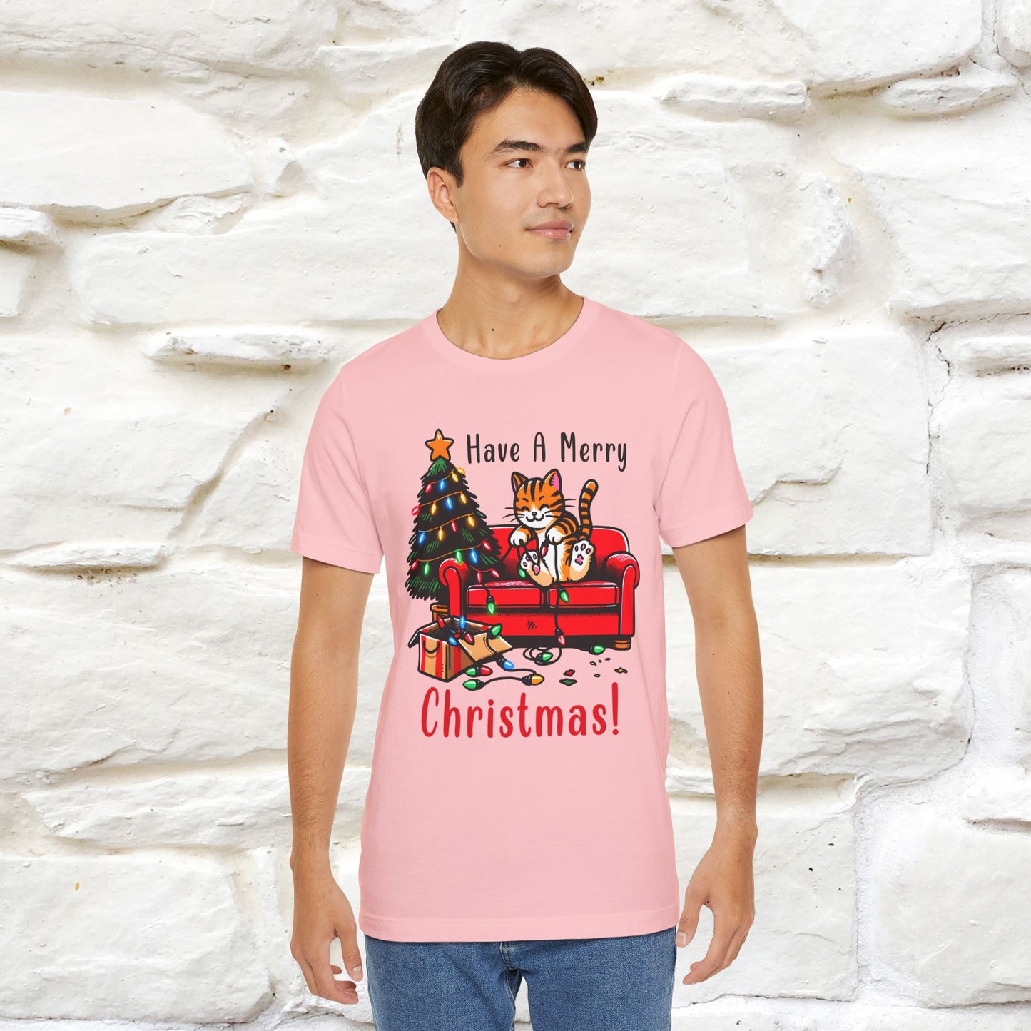"Have A Merry..." |Funny Cat  T-Shirt | Nunu&Miao Studio