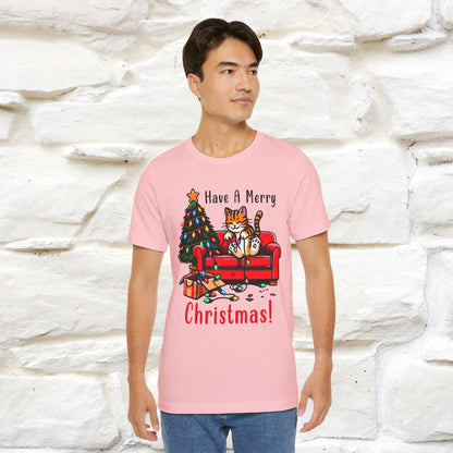 "Have A Merry..." |Funny Cat  T-Shirt | Nunu&Miao Studio