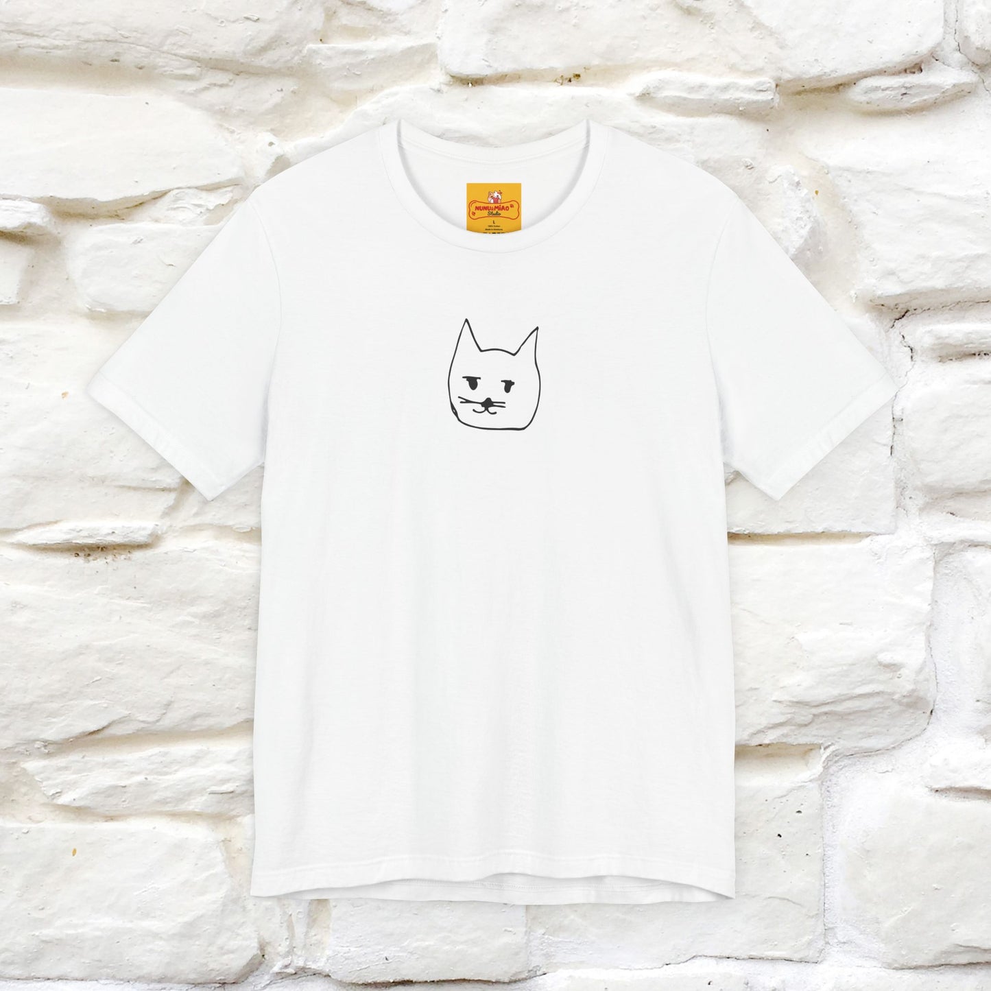 "Caos'' Cat T-Shirt Front and Back Design | Nunu&Miao Studio - Nunu&Miao Studio