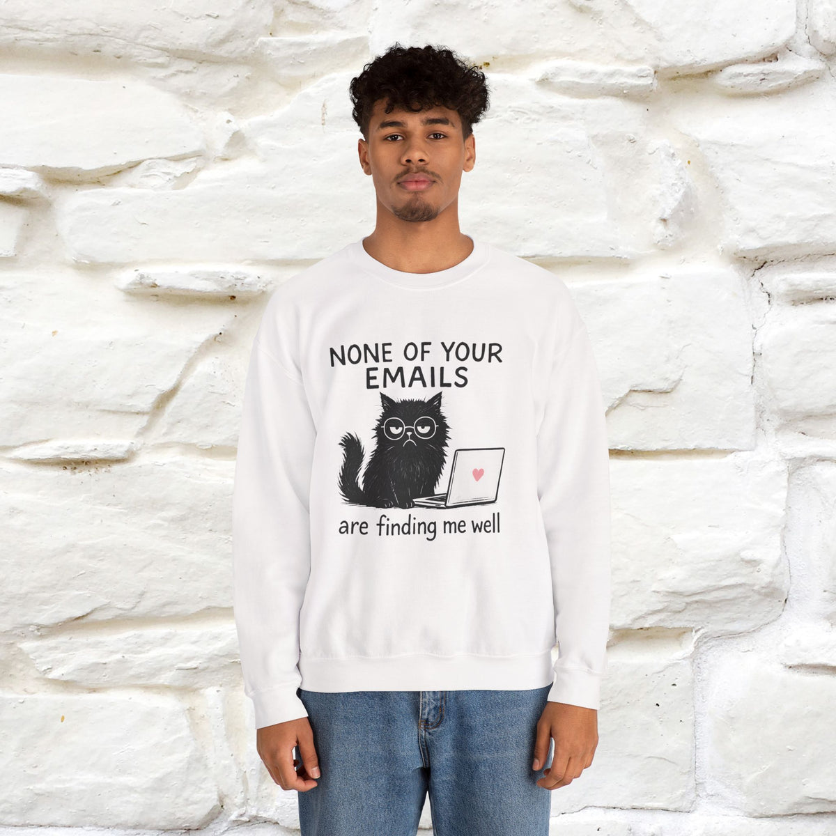 ''None Of Your Emails ...'' | Cute Cat Sweatshirt | Nunu&Miao Studio