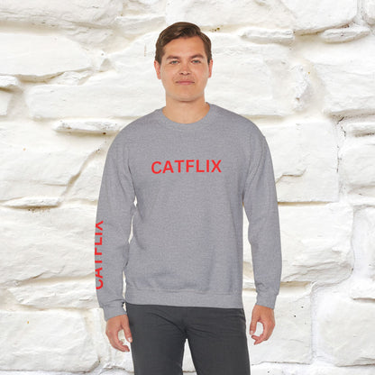 "Catflix'' |Cat Sweatshirt | Nunu&Miao Studio