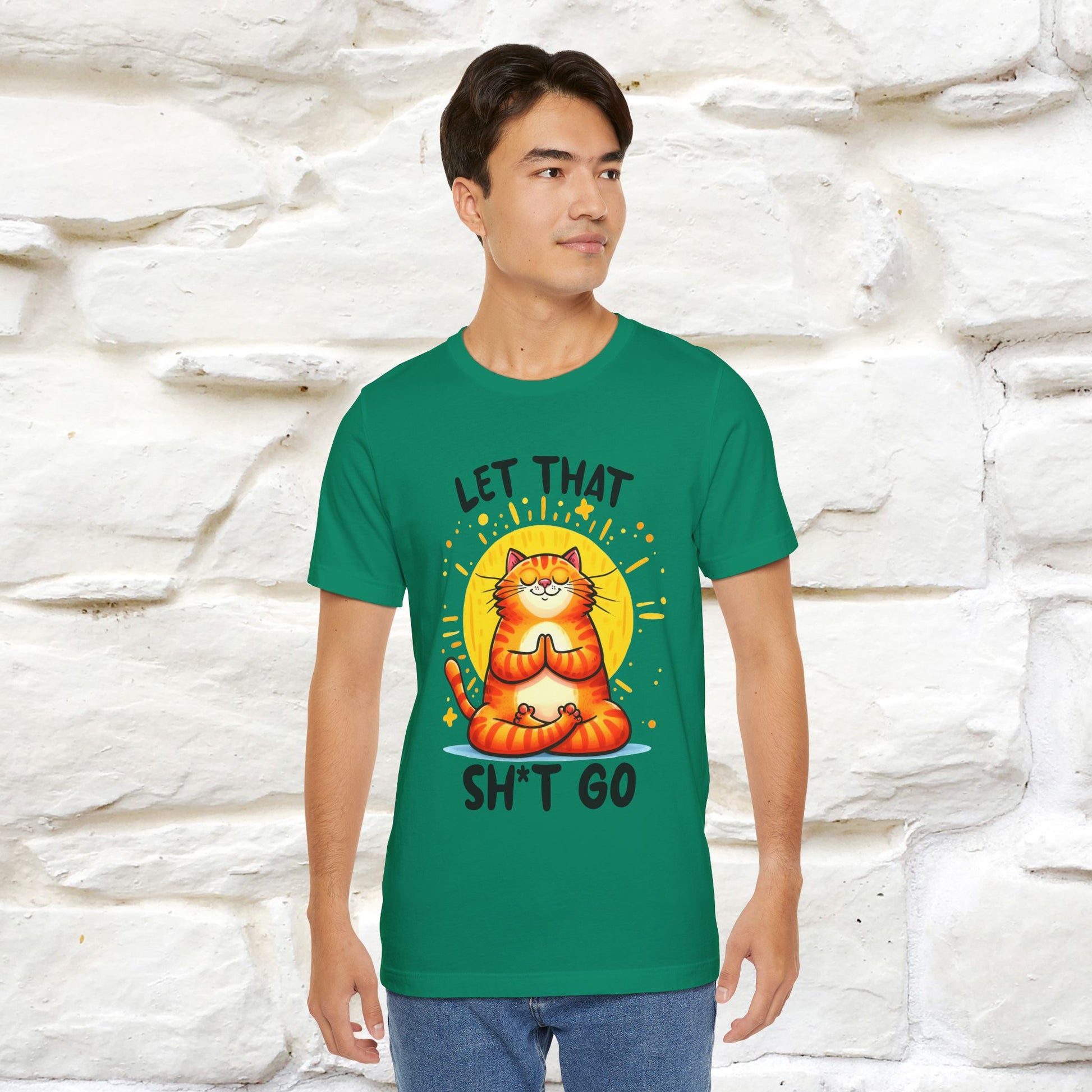 "Let That Sh*t Go" Cat T-shirt |Nunu&Miao Studio - Nunu&Miao Studio