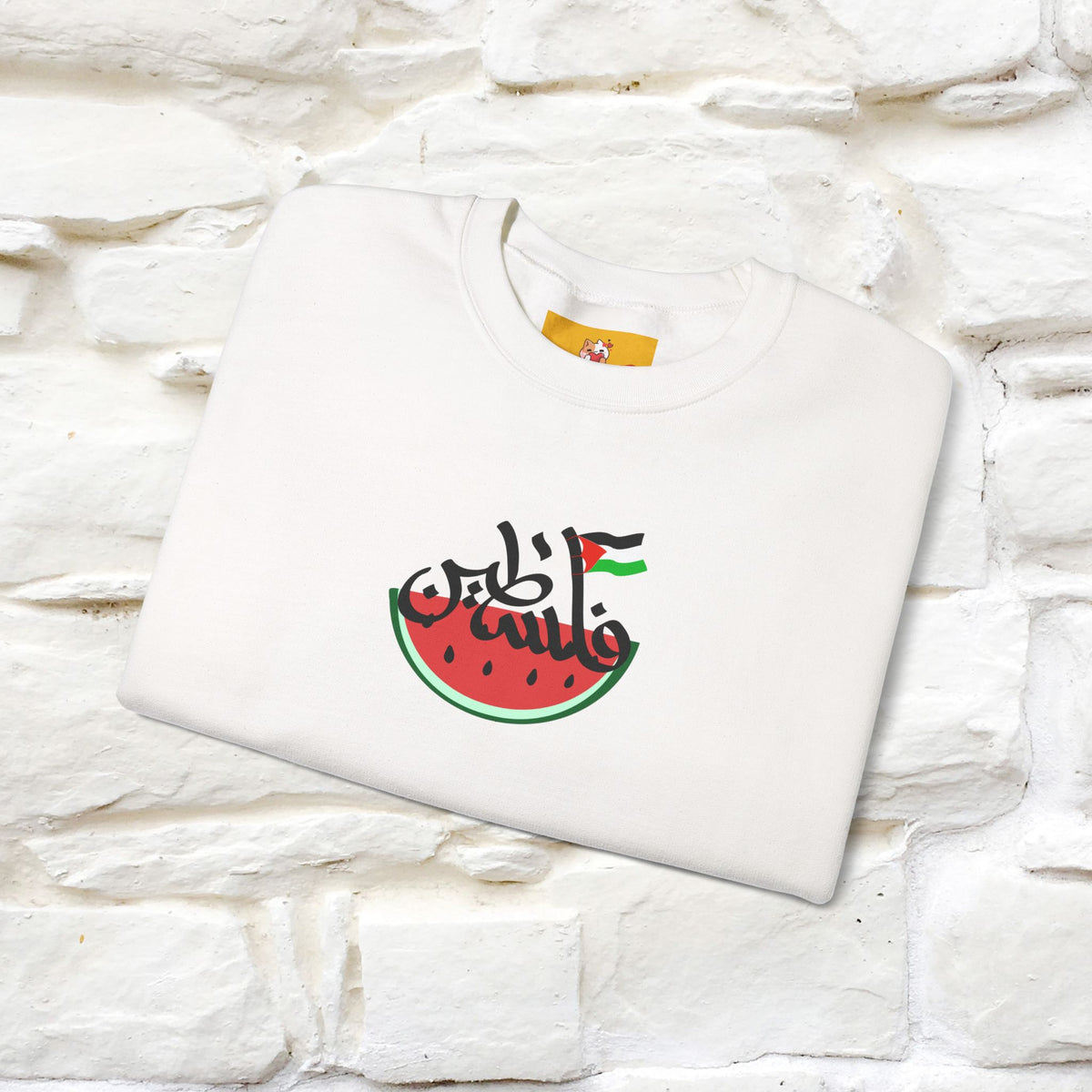 "I Stand With Palestine'' |Cat Sweatshirt | Nunu&Miao Studio