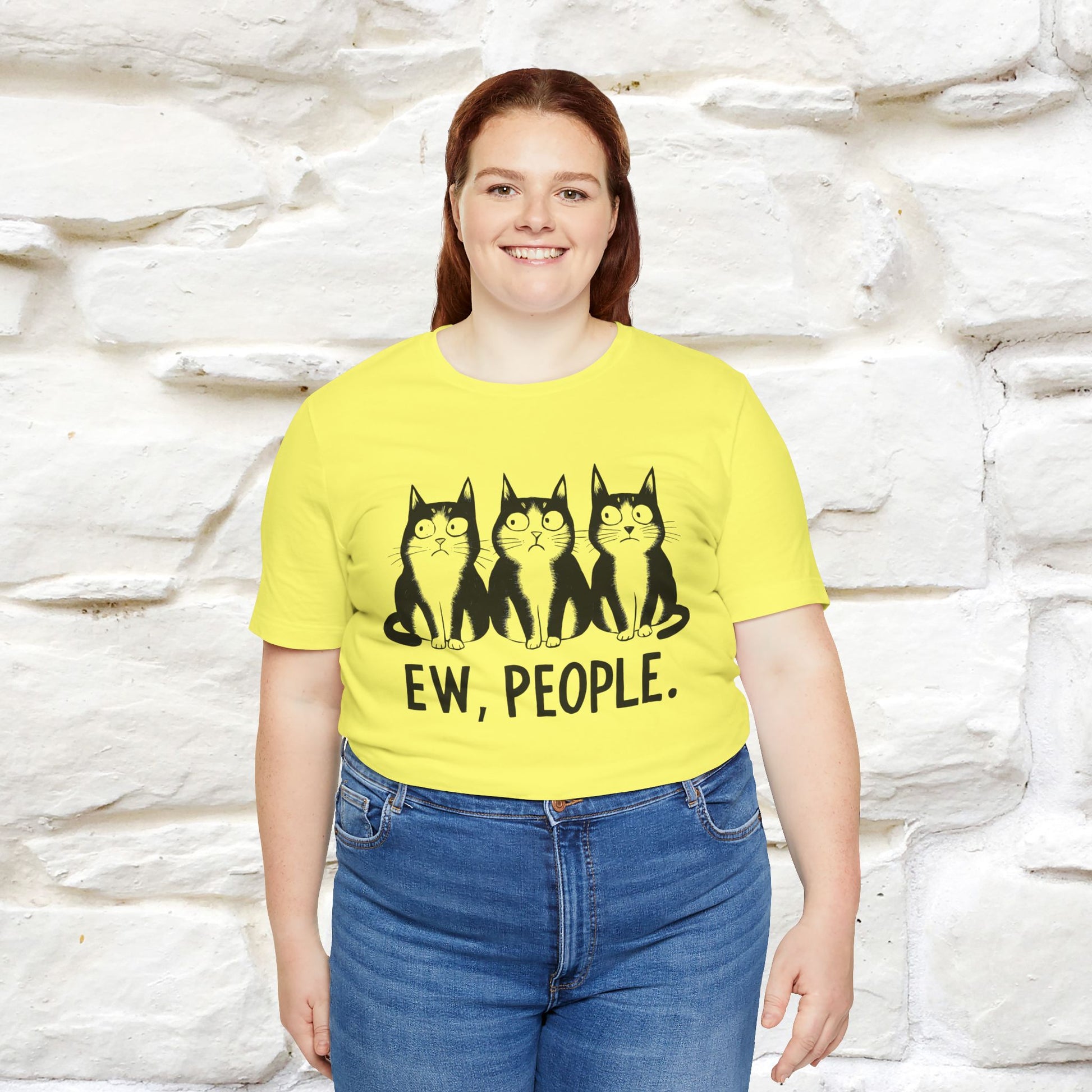 Ew, People | Funny Cat T-Shirt | Nunu&Miao Studio - Nunu&Miao Studio