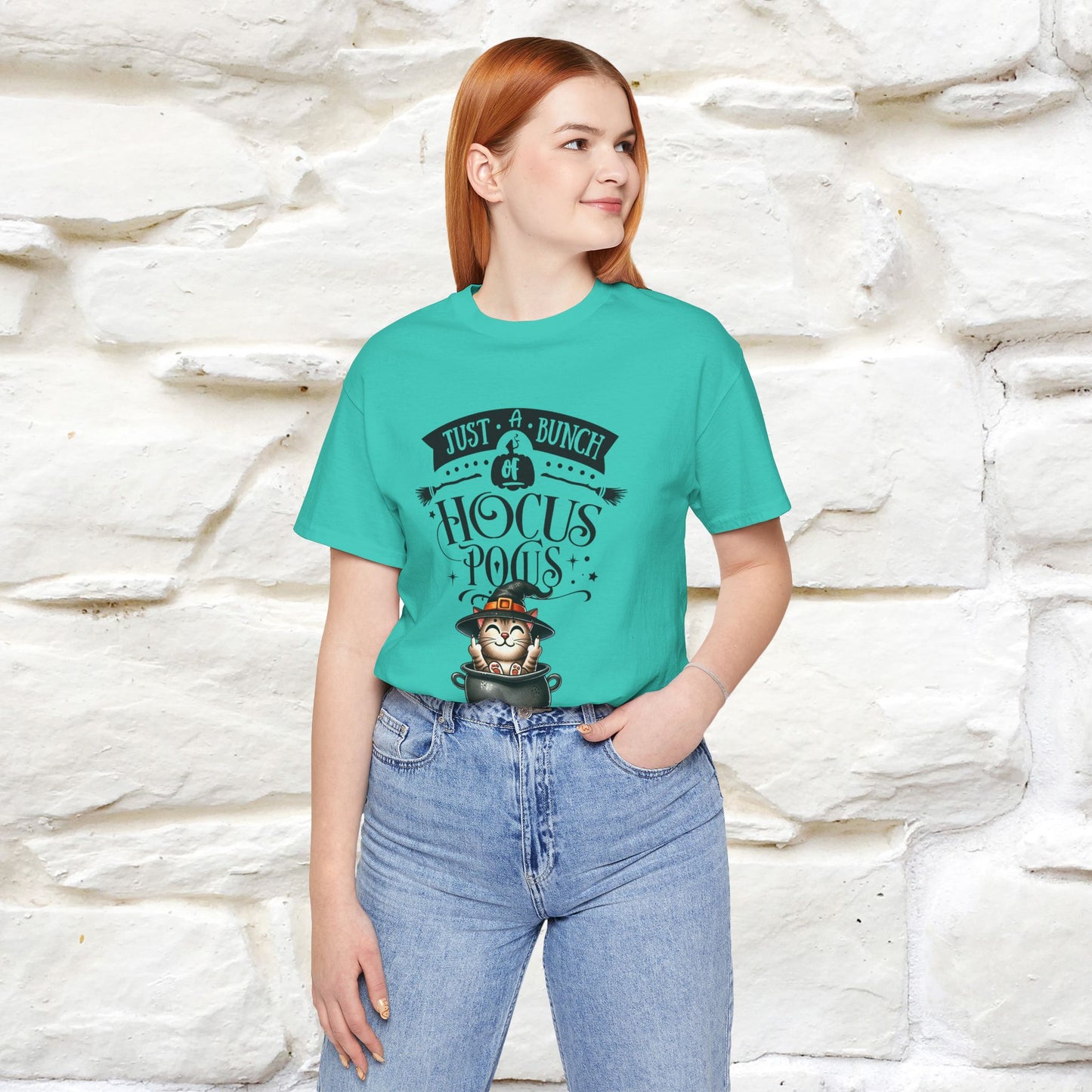 "Just A Bunch Of Hocus Pocus" Cat  T-shirt |Nunu&Miao Studio - Nunu&Miao Studio