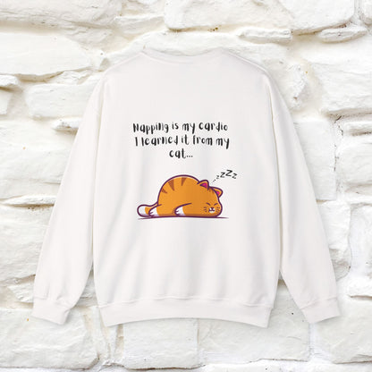 ''Napping Is My Cardio...'' | Cute Cat Sweatshirt | Nunu&Miao Studio