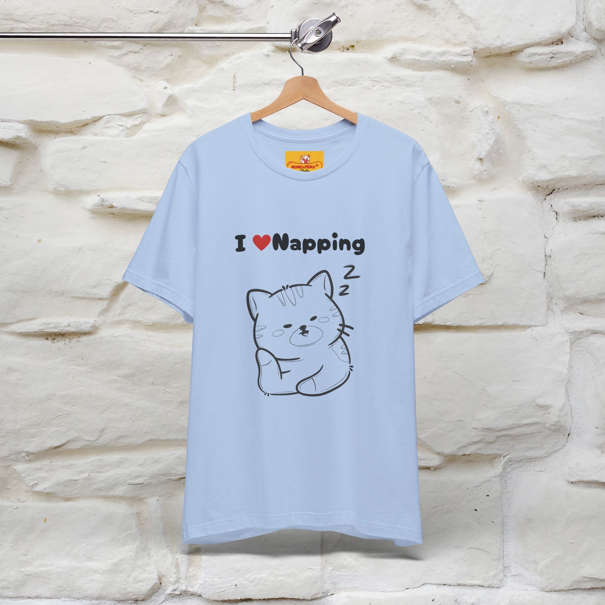 "I Love Napping" Cat T-Shirt | Nunu&Miao Studio - Nunu&Miao Studio