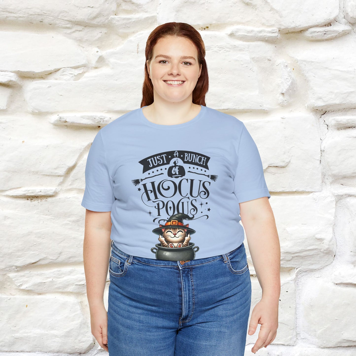 "Just A Bunch Of Hocus Pocus" Cat  T-shirt |Nunu&Miao Studio - Nunu&Miao Studio