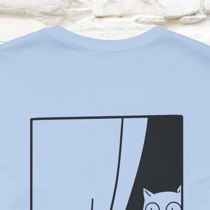 “Don’t trust atoms… they make up everything.” |  Cat T-Shirt | Front & Back Design | Nunu&Miao Studio