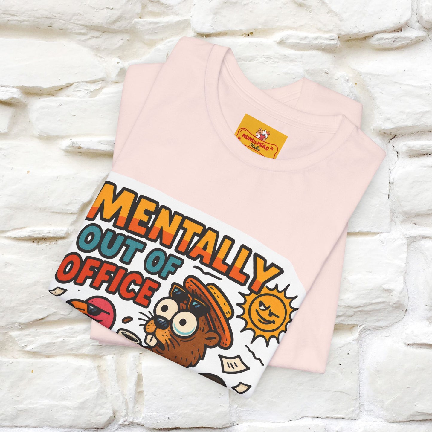 ''Mentally Out Of Office''|  Sarcastic Cat T-Shirt | Nunu&Miao Studio