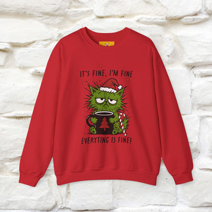 ''It's Fine, Iam Fine...'' |Christmas Sweatshirt | Nunu&Miao Studio