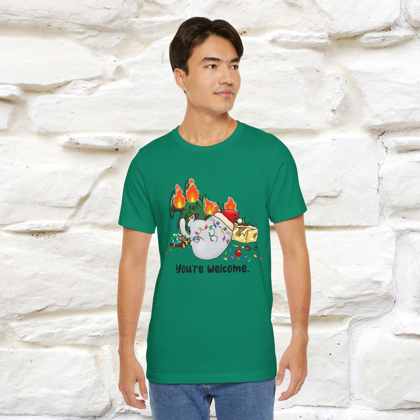 You're Welcome | Sarcastic Cat Christmas Shirt  |Nunu&Miao Studio - Nunu&Miao Studio