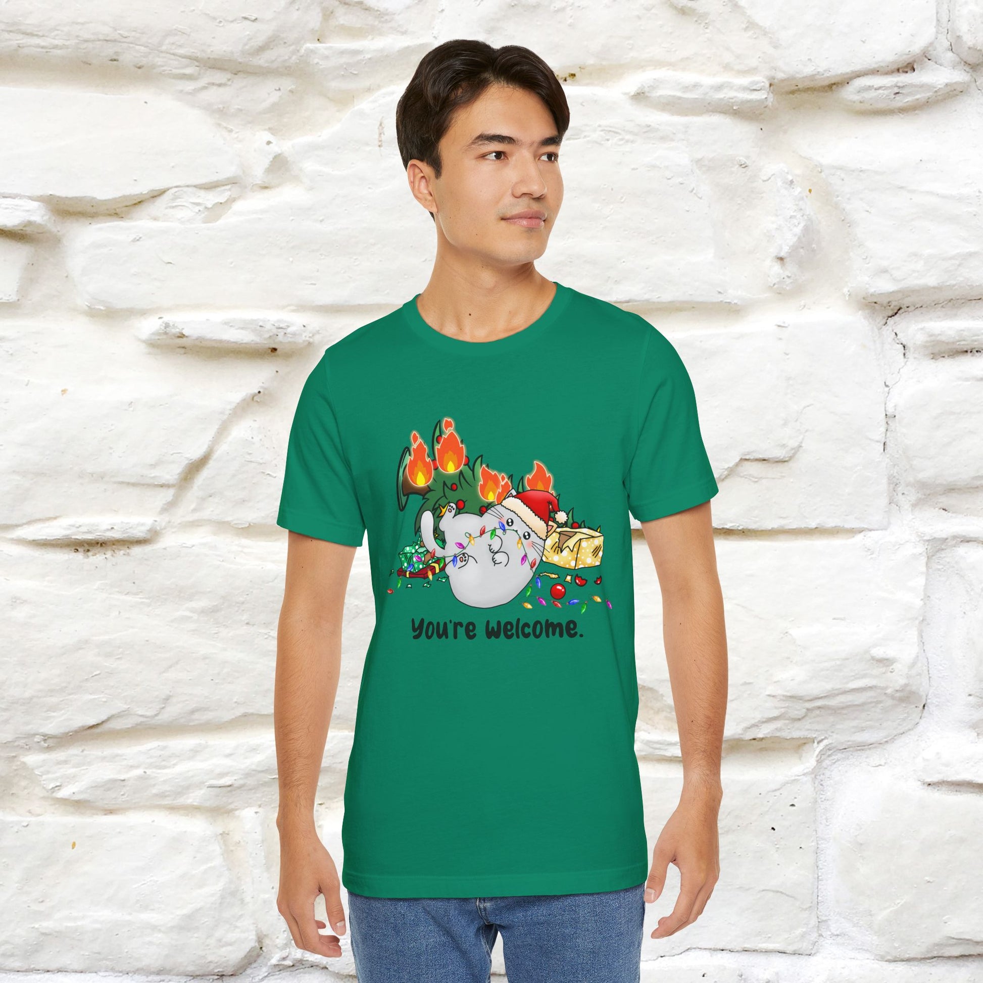You're Welcome | Sarcastic Cat Christmas Shirt  |Nunu&Miao Studio - Nunu&Miao Studio