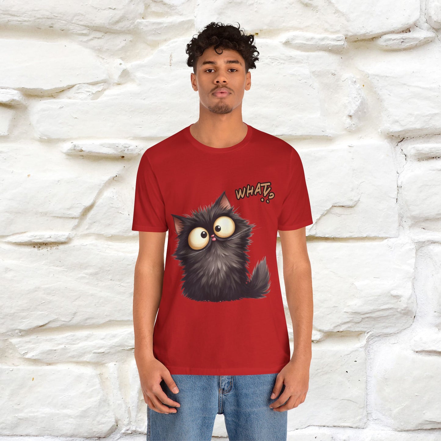 ''What ?'' | Cat T-Shirt  | Nunu&Miao Studio - Nunu&Miao Studio
