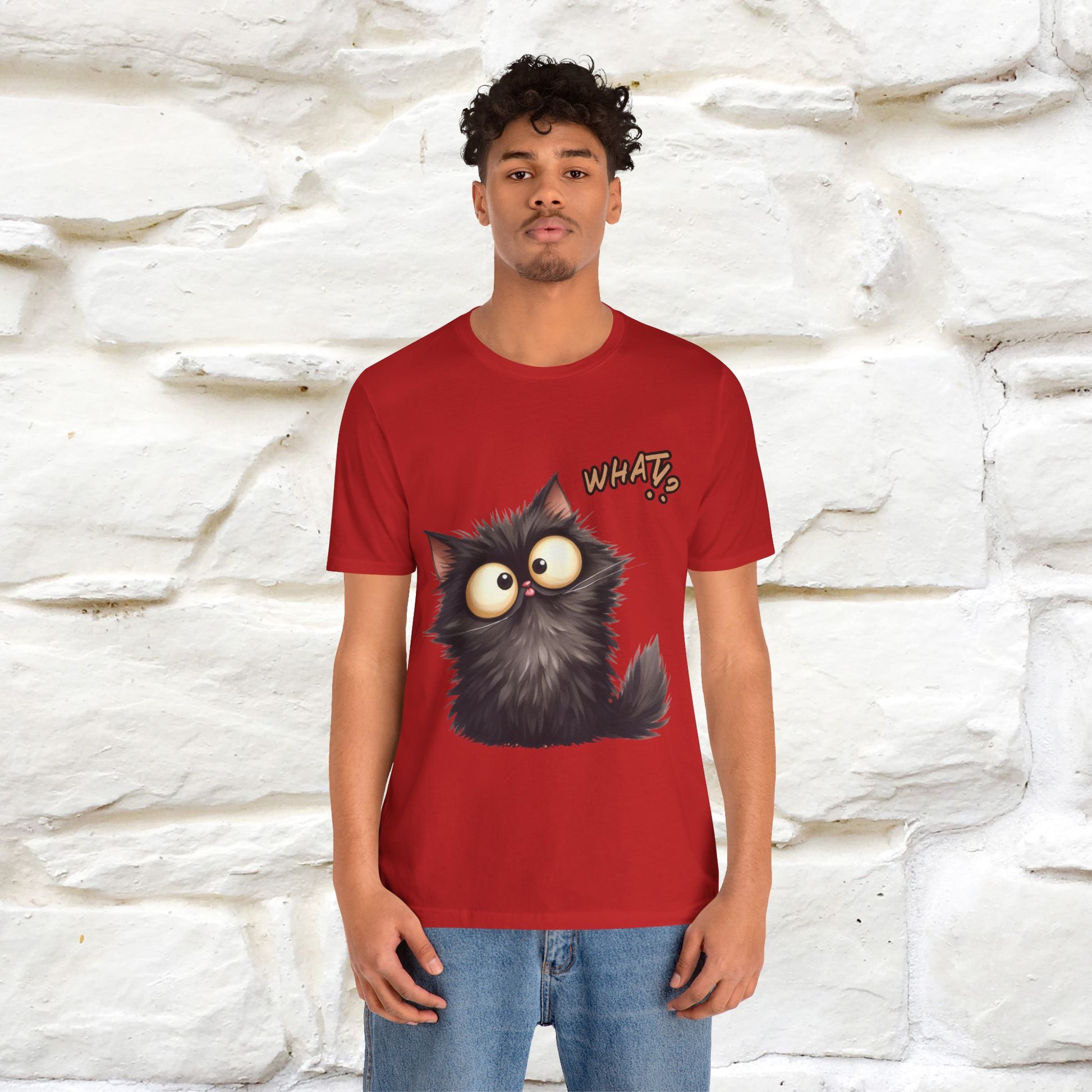 ''What ?'' | Cat T-Shirt  | Nunu&Miao Studio - Nunu&Miao Studio