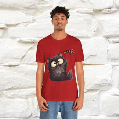 ''What ?'' | Cat T-Shirt  | Nunu&Miao Studio - Nunu&Miao Studio