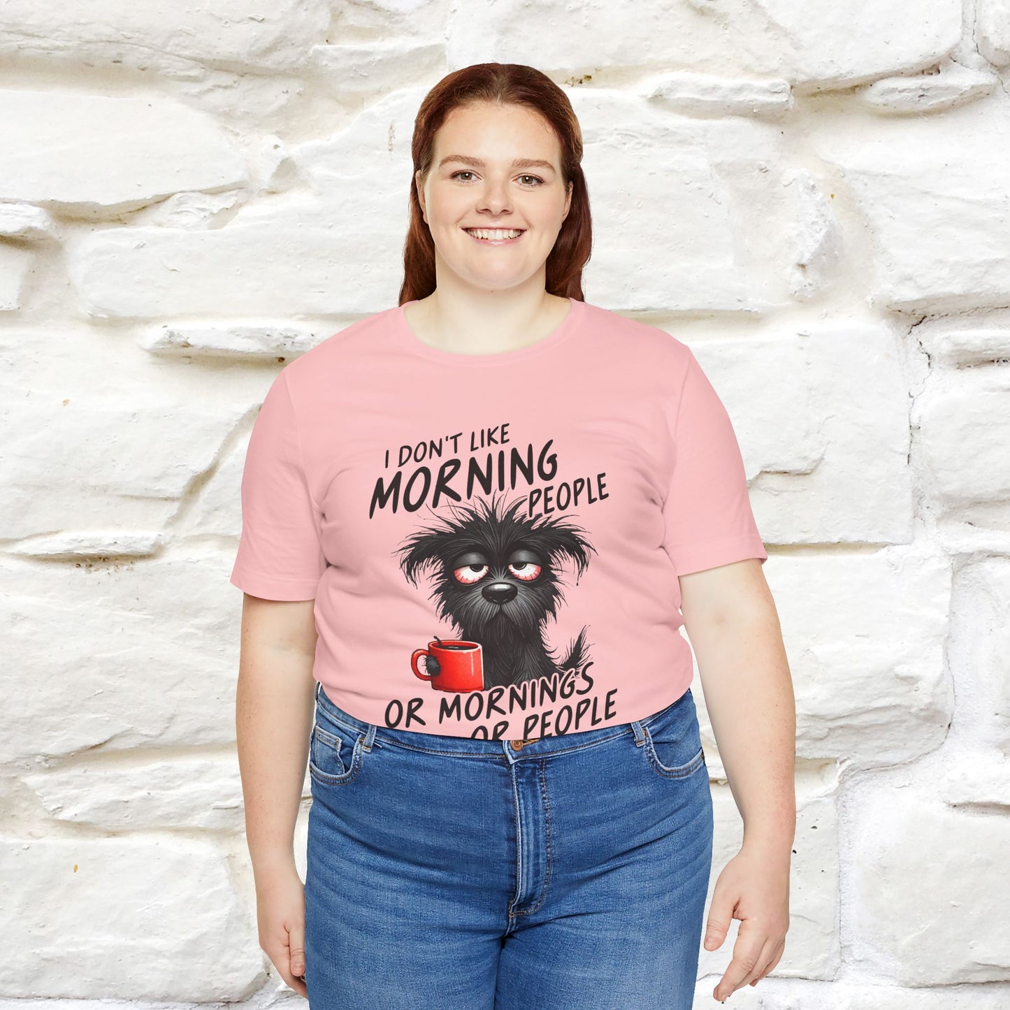 "I Don't Like Morning People..." Funny T-shirt |Nunu&Miao Studio - Nunu&Miao Studio