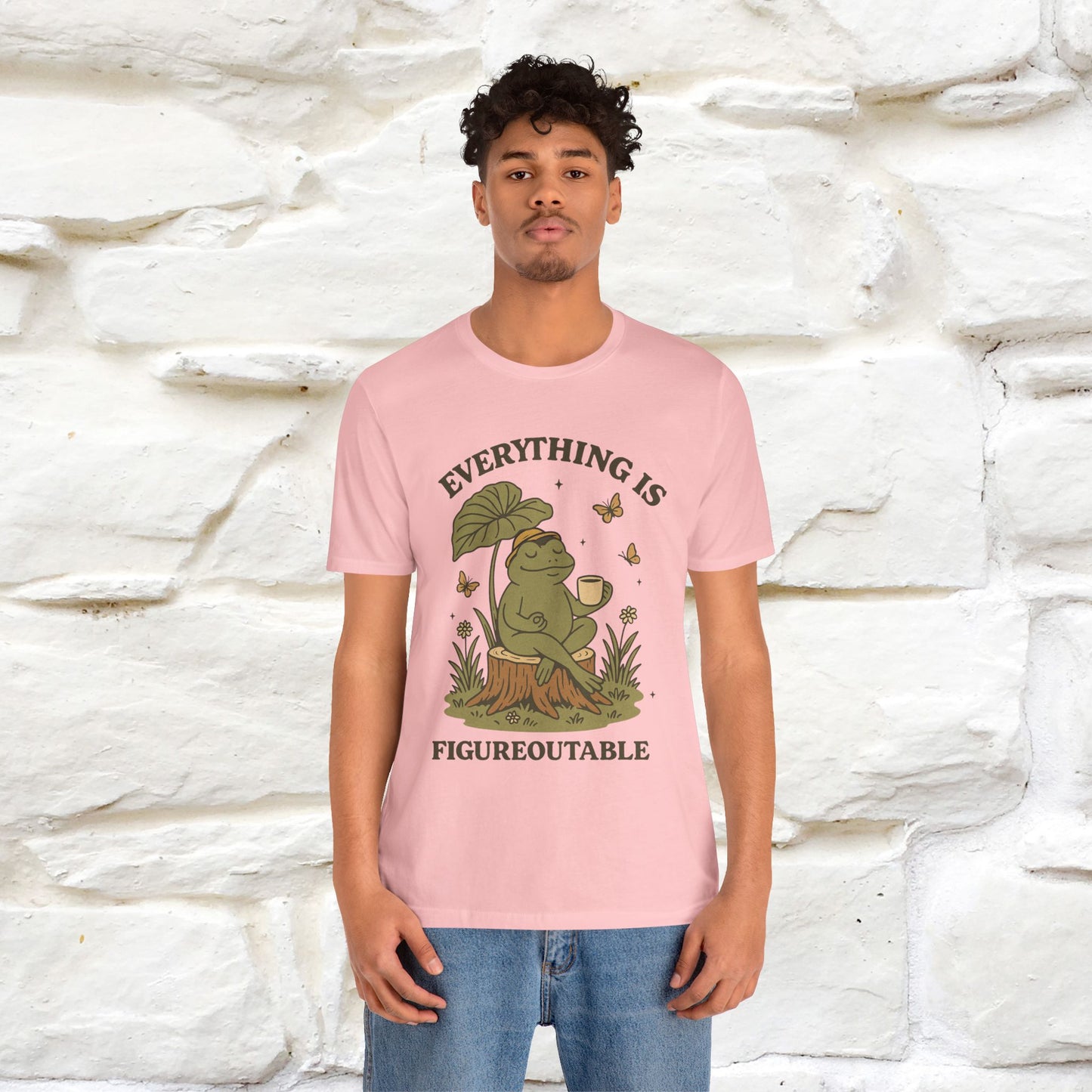 "Everything Is Fugureoutable"| Lifestyle Shirt |Nunu&Miao Studio - Nunu&Miao Studio