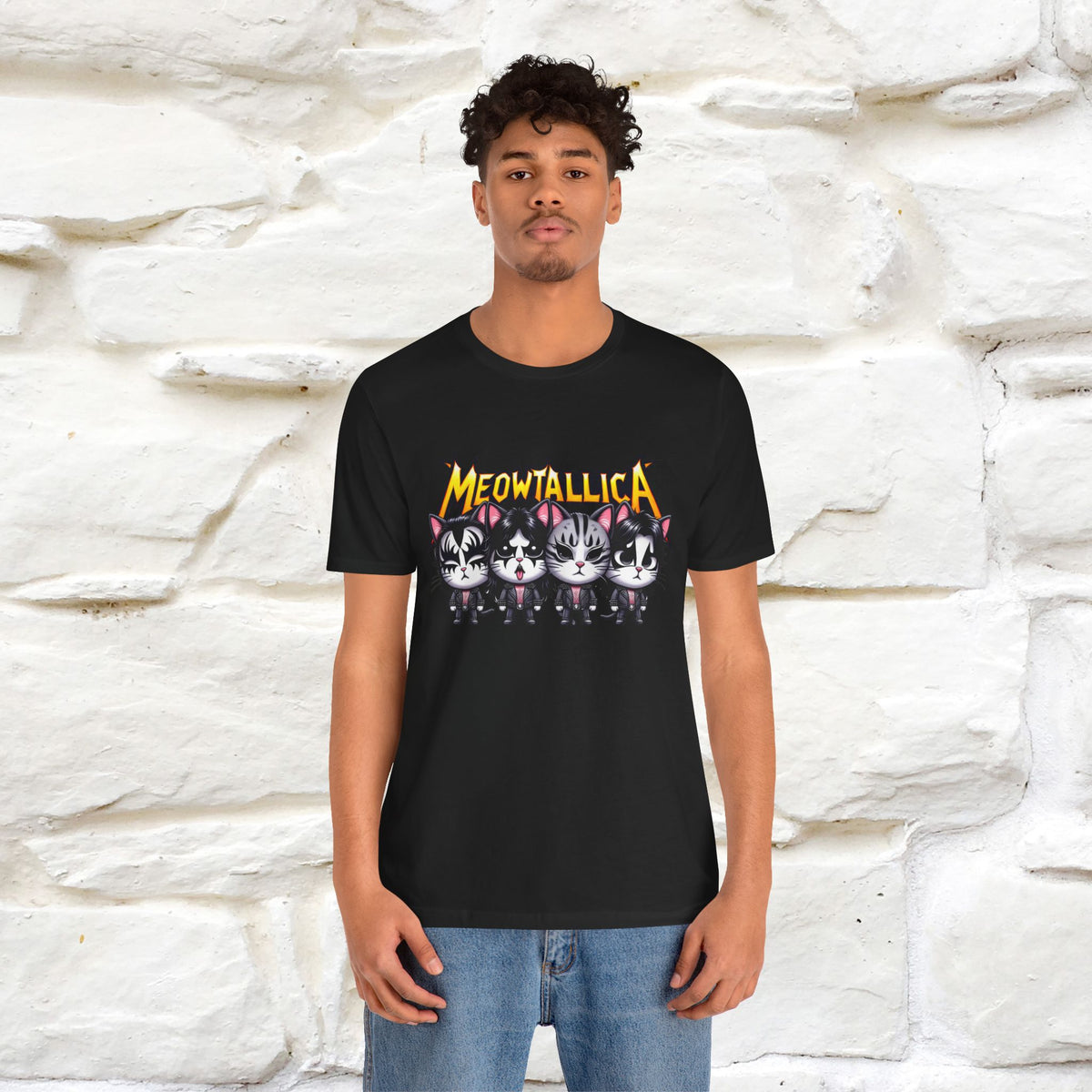 Meowtallica T-Shirt | Rock-Inspired Cat Tee| Nunu&Miao Studio