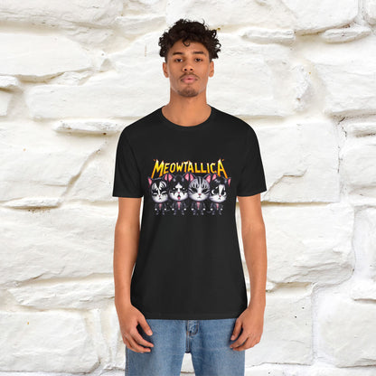 Meowtallica T-Shirt | Rock-Inspired Cat Tee| Nunu&Miao Studio