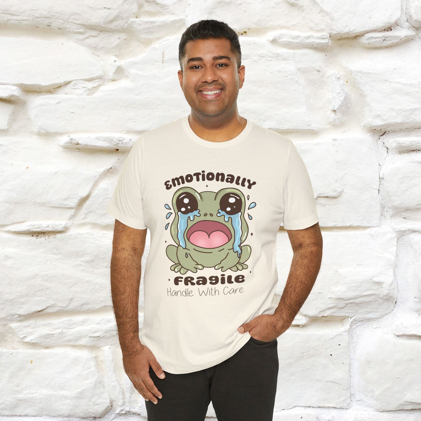"Emotionally Fragile Handle With Care " Funny T-shirt |Nunu&Miao Studio - Nunu&Miao Studio