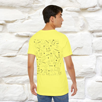 "Antidepressants" Cat T-Shirt | Front & Back Design | Nunu&Miao Studio - Nunu&Miao Studio