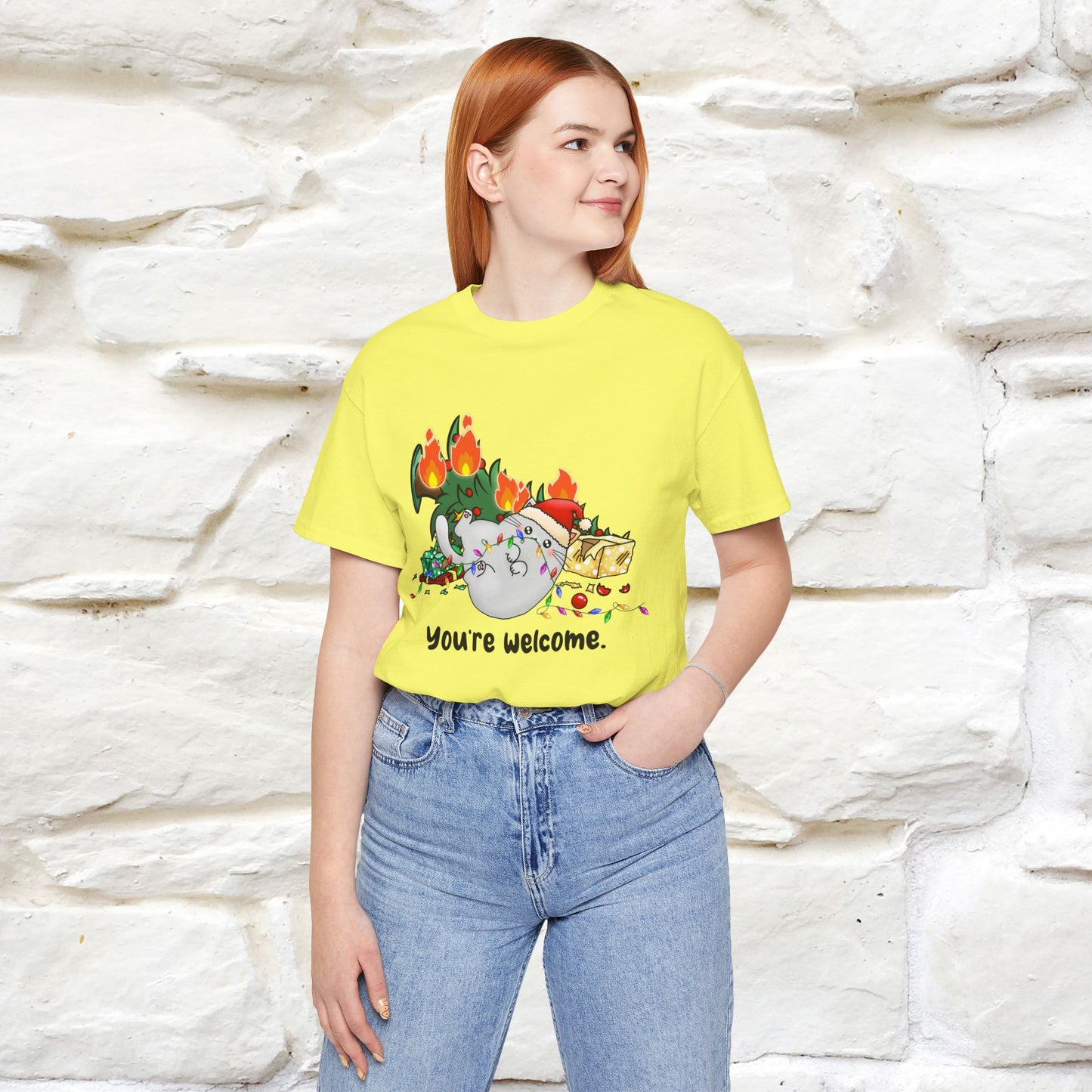 You're Welcome | Sarcastic Cat Christmas Shirt  |Nunu&Miao Studio - Nunu&Miao Studio