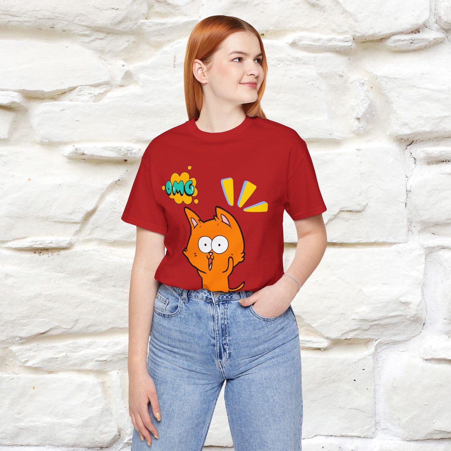 ''Oh My God'' Cat T-Shirt | Nunu&Miao Studio - Nunu&Miao Studio