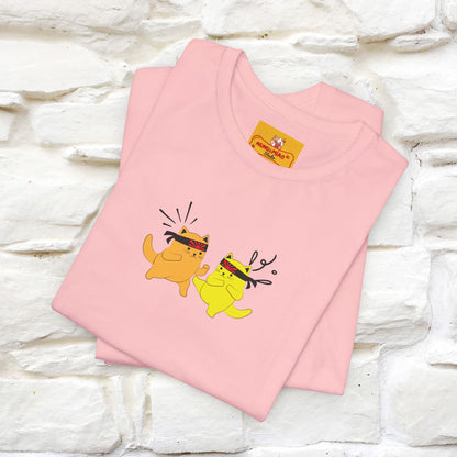 "You Have the Power to Protect Your Peace" Cat T-Shirt| Front & Back Design | Nunu&Miao Studio - Nunu&Miao Studio