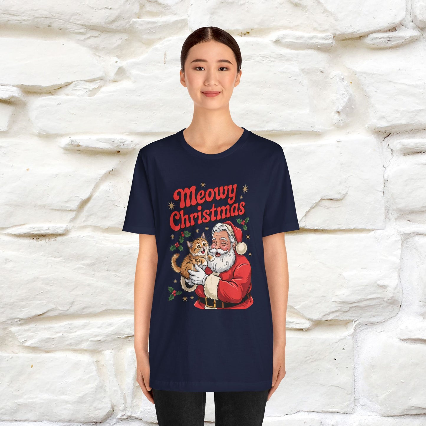 “Meowy Christmas” | Cat T-Shirt | Nunu&Miao Studio