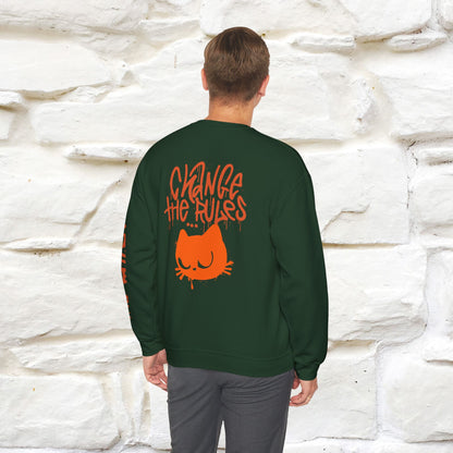 "Change The Rules'' |Cat Sweatshirt | Nunu&Miao Studio
