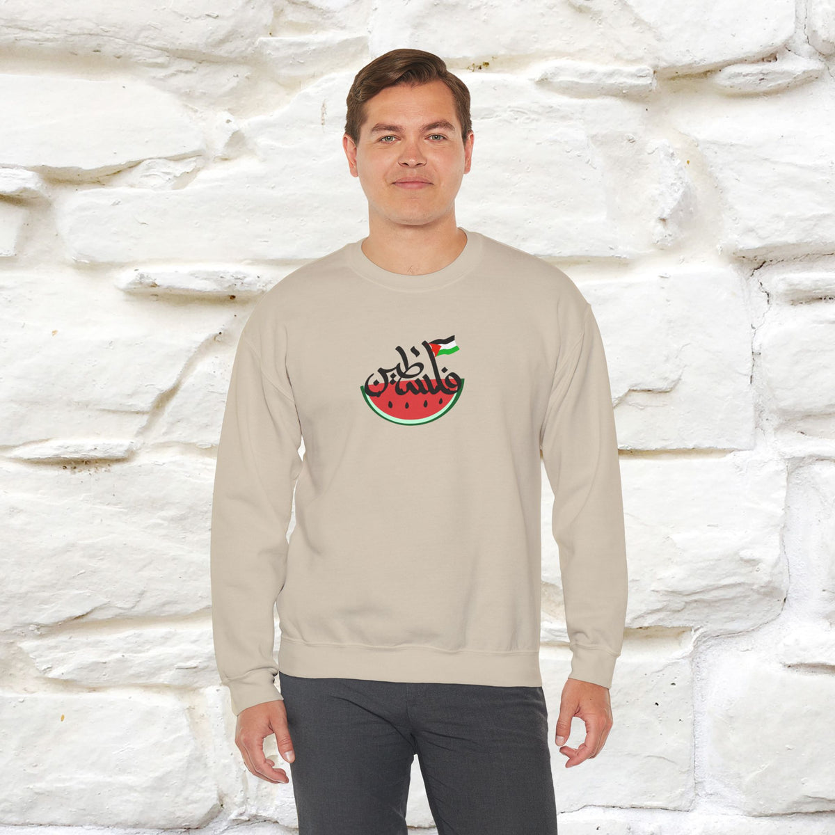 "I Stand With Palestine'' |Cat Sweatshirt | Nunu&Miao Studio