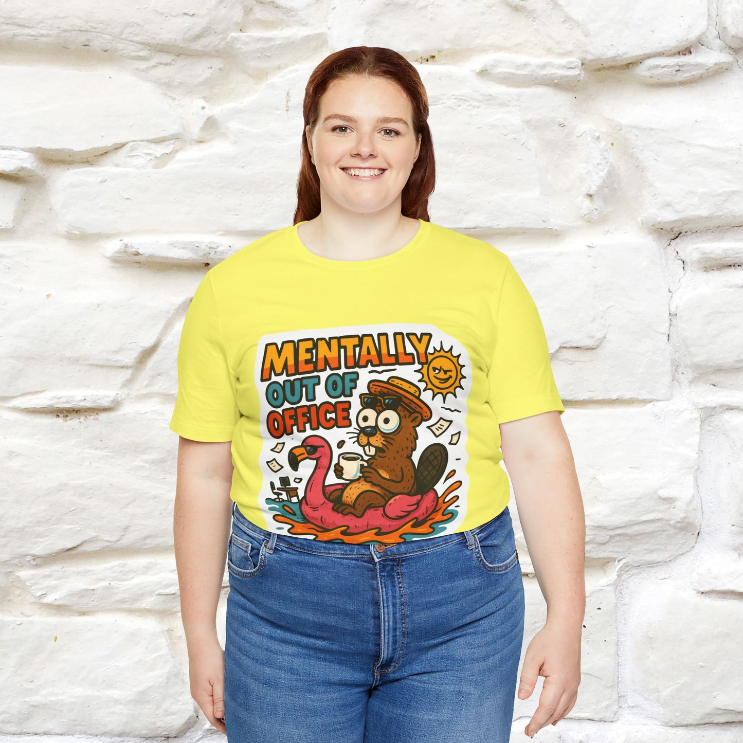 ''Mentally Out Of Office''|  Sarcastic Cat T-Shirt | Nunu&Miao Studio