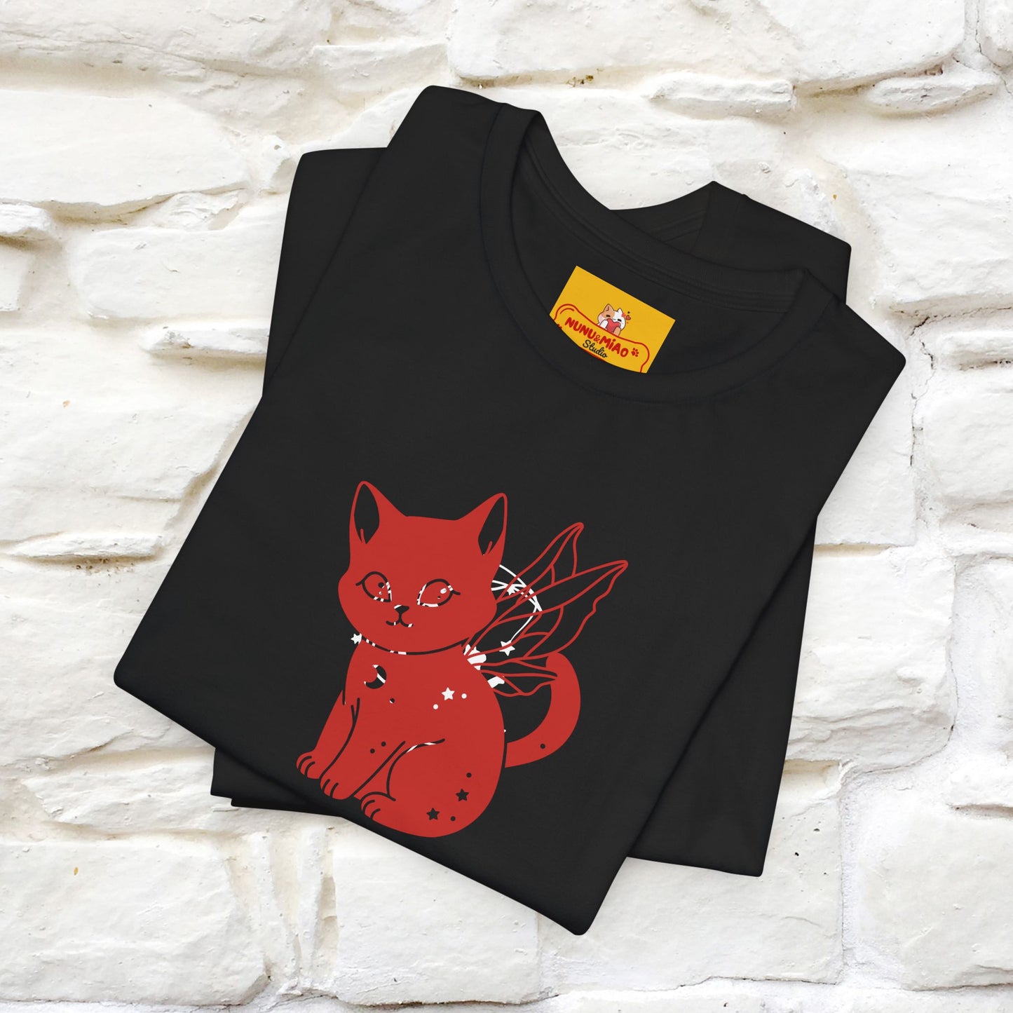 "Espoir Speranza Hope'' Cat T-Shirt Front and Back Design | Nunu&Miao Studio - Nunu&Miao Studio