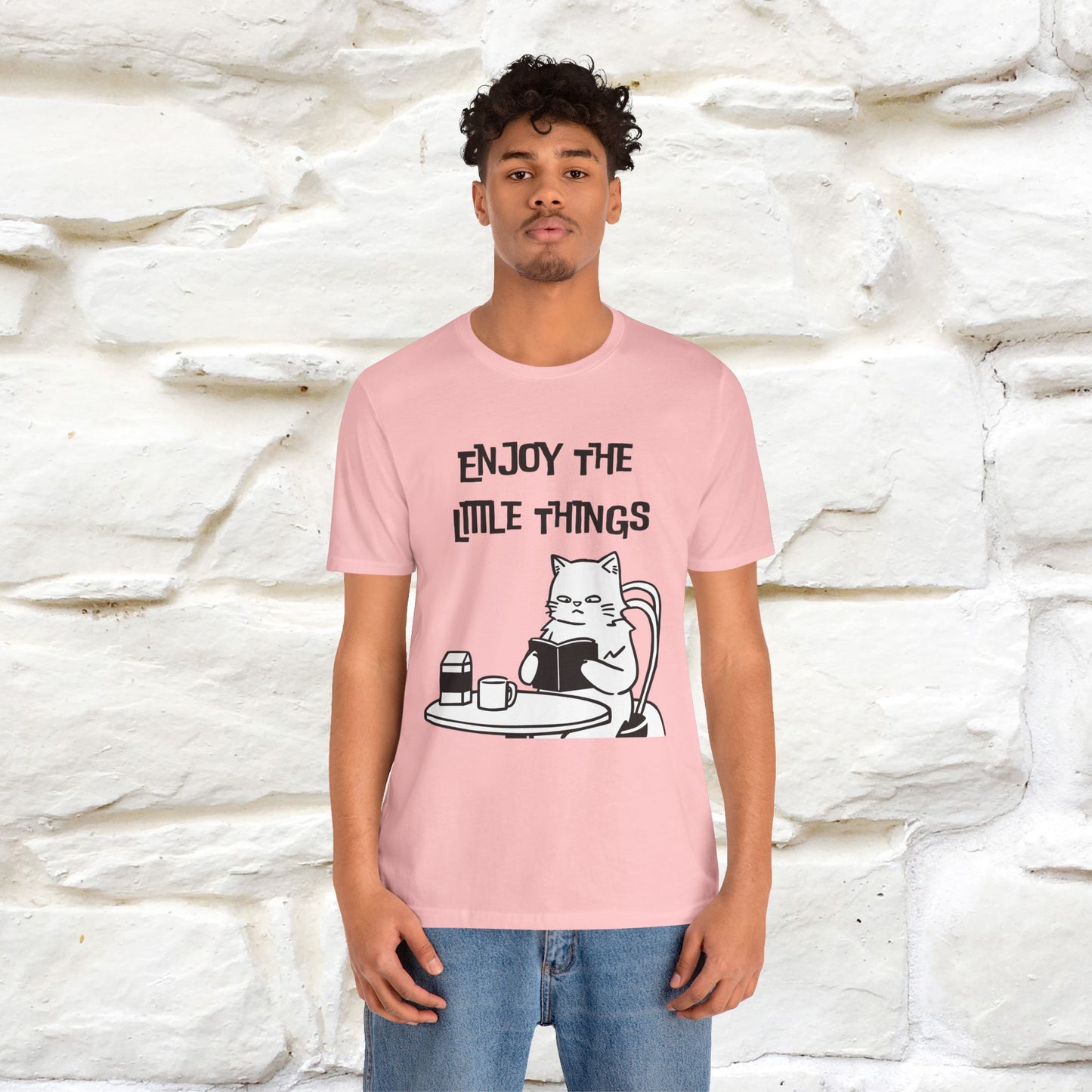 "Enjoy The Little Things." Cat T-Shirt | Nunu&Miao Studio
