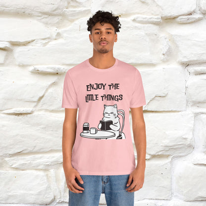 "Enjoy The Little Things." Cat T-Shirt | Nunu&Miao Studio