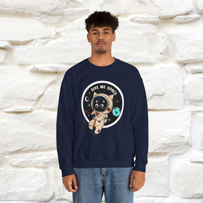''Give Me Space'' |Cat Sweatshirt | Nunu&Miao Studio