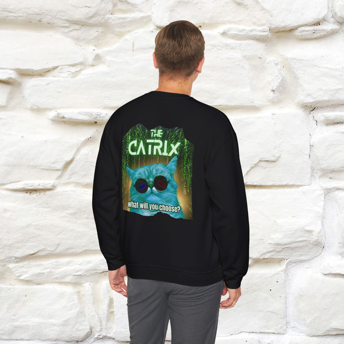 "The Catrix'' |Cat Sweatshirt | Nunu&Miao Studio