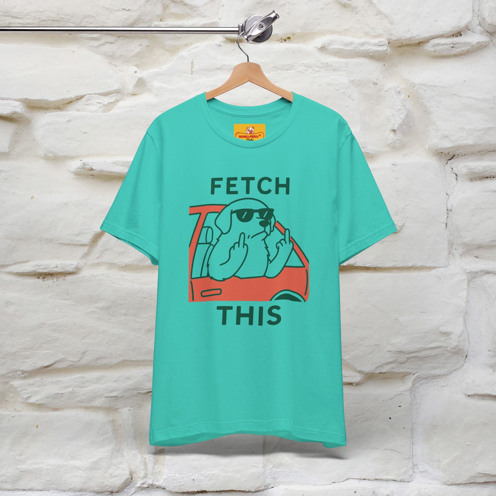 "Fetch This" Funny Dog T-shirt |Nunu&Miao Studio - Nunu&Miao Studio