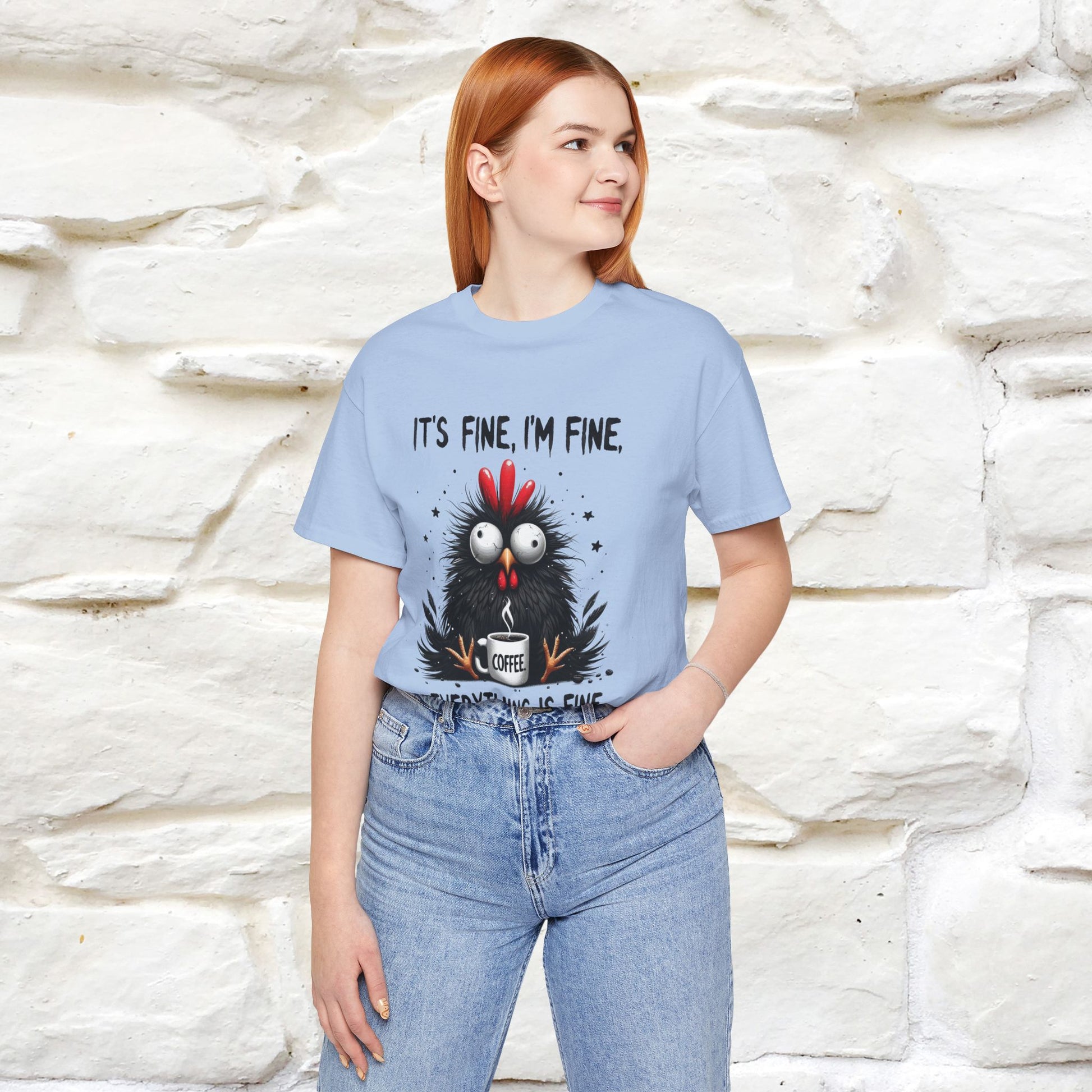 "Everything Is Fine" |Funny T-Shirt | Nunu&Miao Studio - Nunu&Miao Studio