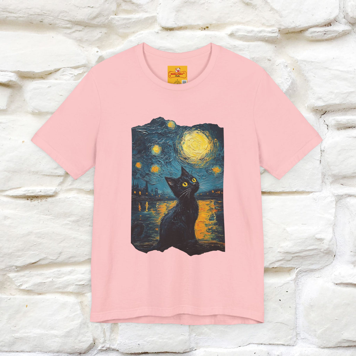 “Miaoolight.” | Cat T-Shirt | Front & Back Design | Nunu&Miao Studio