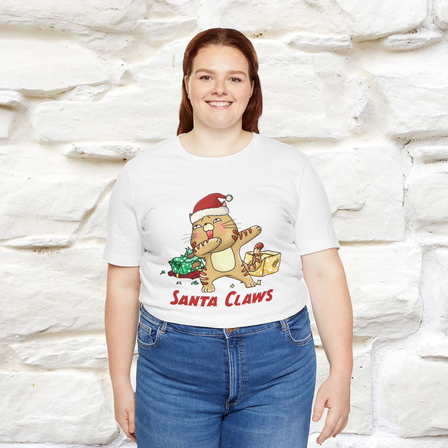 "Santa Claws" |Funny Cat T-Shirt | Nunu&Miao Studio