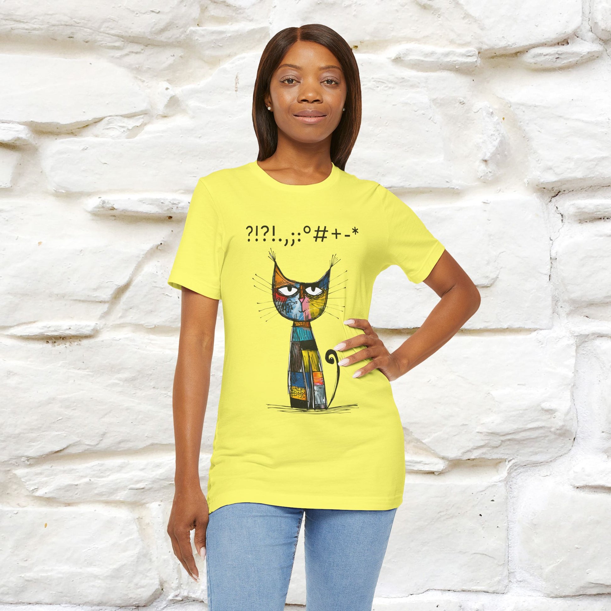 "Enigma" Cat T-shirt |Nunu&Miao Studio - Nunu&Miao Studio